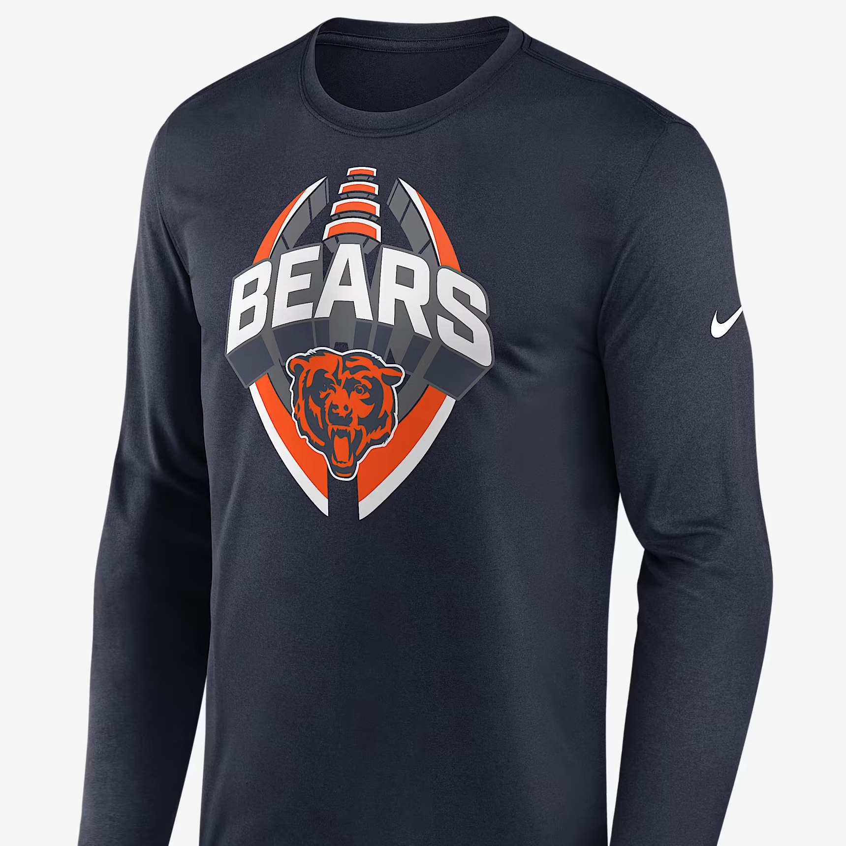 Chicago Bears Legend Icon Men's Nike Dri-FIT NFL Long-Sleeve T-Shirt